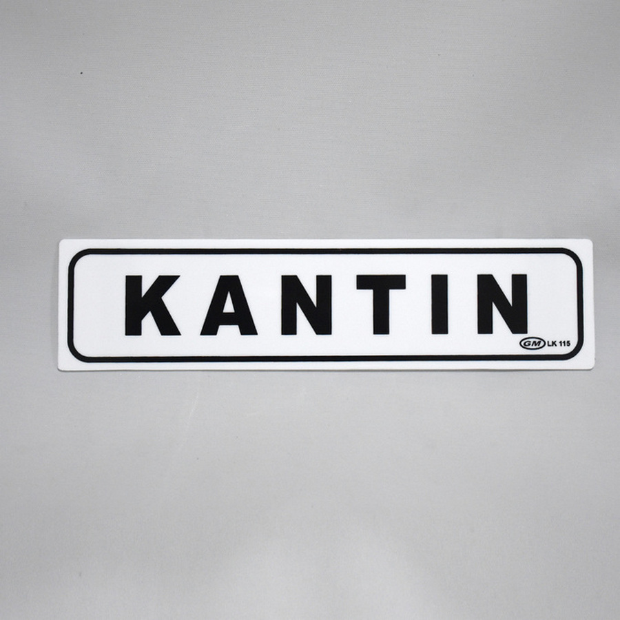 Label Kantin GM Kecil-GM0310K