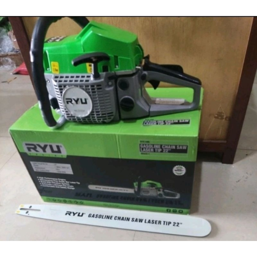 Mesin Gergaji Pohon RYU 2 Tak, 1.5 Kw (2.0 Bhp)
