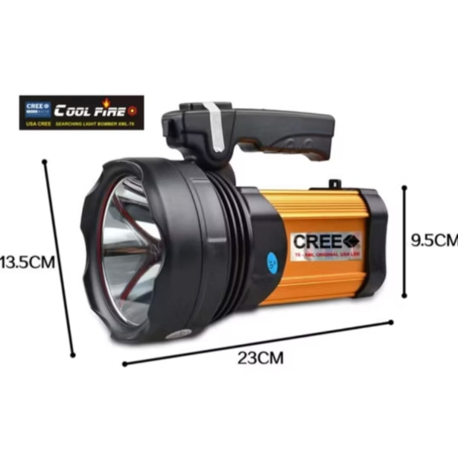 Senter rescue BOMBER X3 CREE - utama