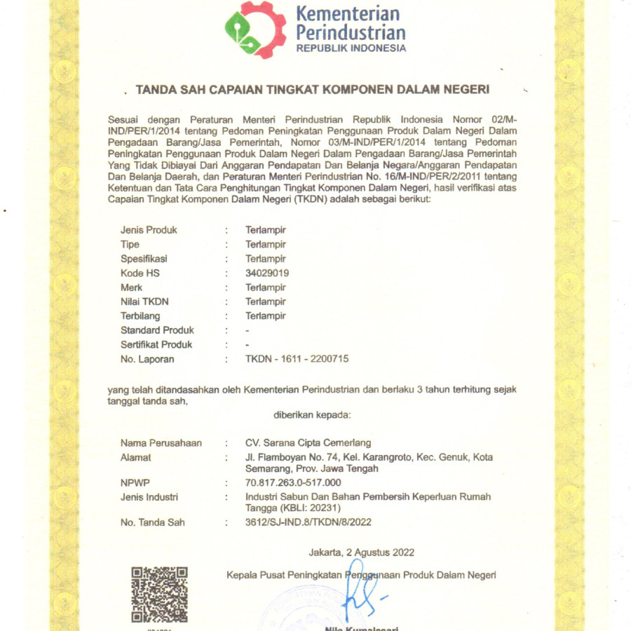 ECOCLAIR PREMIUM SOFTENER - depan