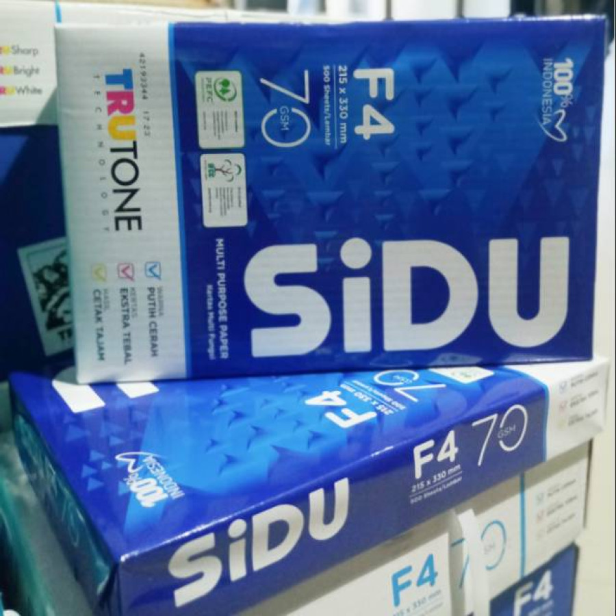 Kertas HVS F4 Sidu 70 Gsm