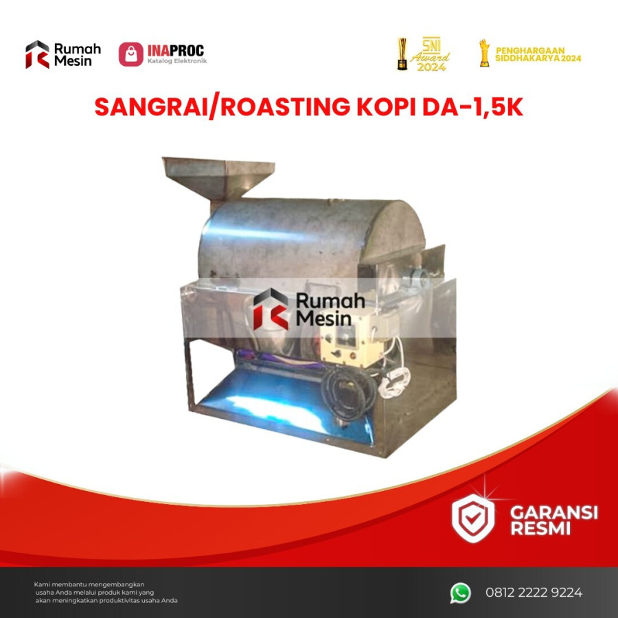 Sangrai/Roasting Kopi DA-1,5K - utama