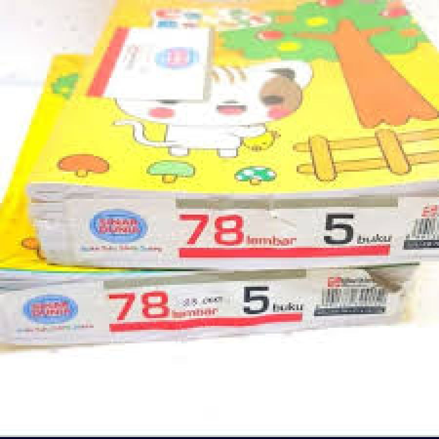buku tulis isi 78 lembar sidu