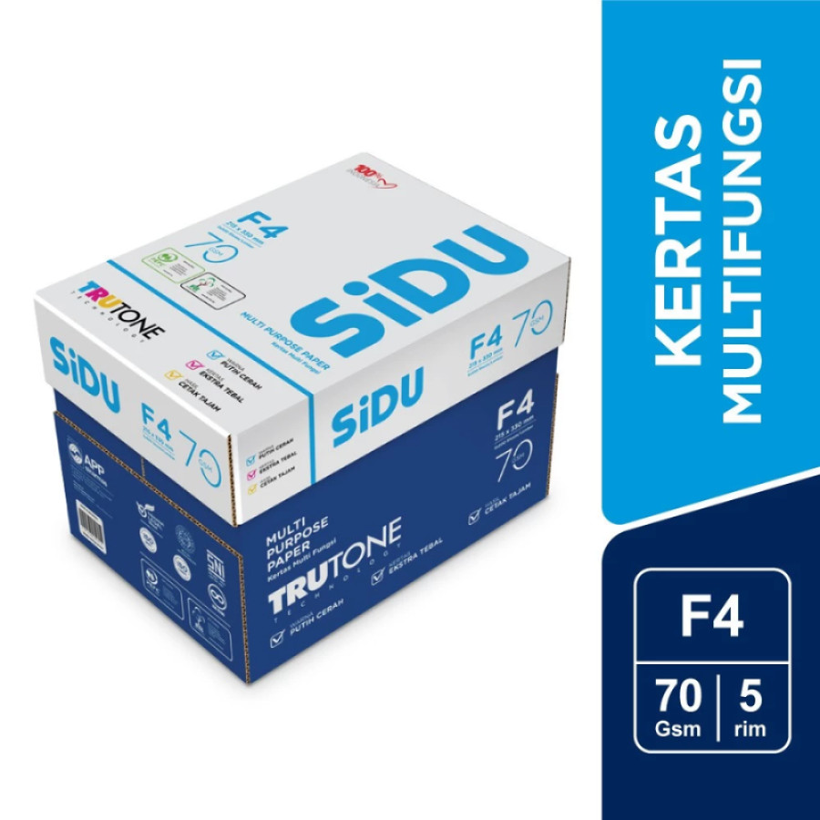 SINAR DUNIA Kertas HVS F4 (Dus) - depan