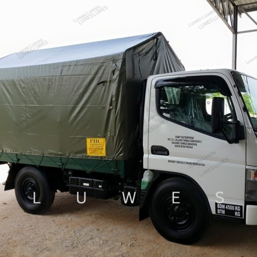 Terpal truk ekspedisi uk 4x6 tebal 0.5 awet kuat lentur - detail