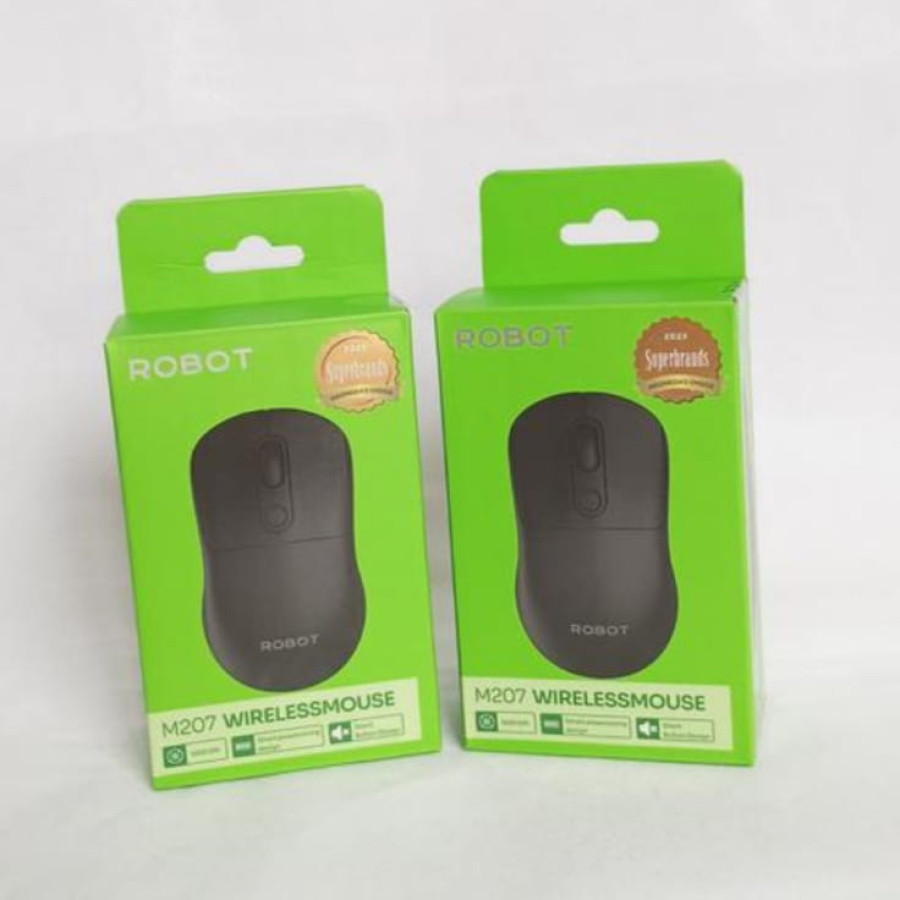 MOUSE WIRELLESS ROBOT M207 - utama