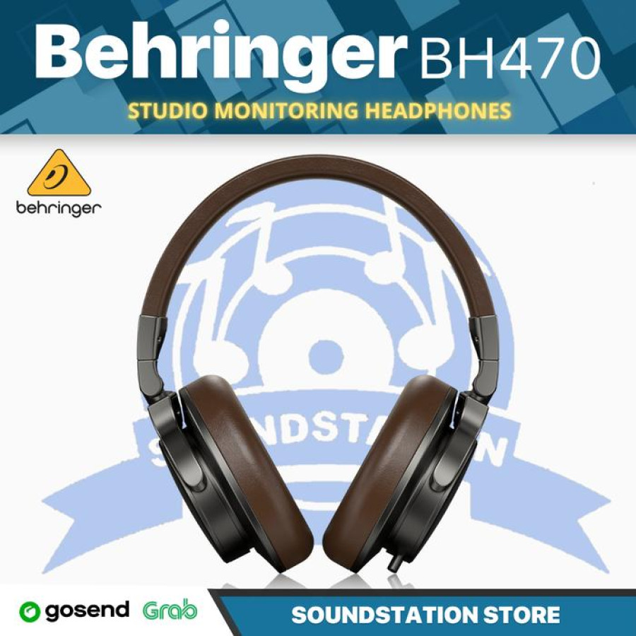 Headphones Flat BH 470 Original - Brown BEHRINGER - detail