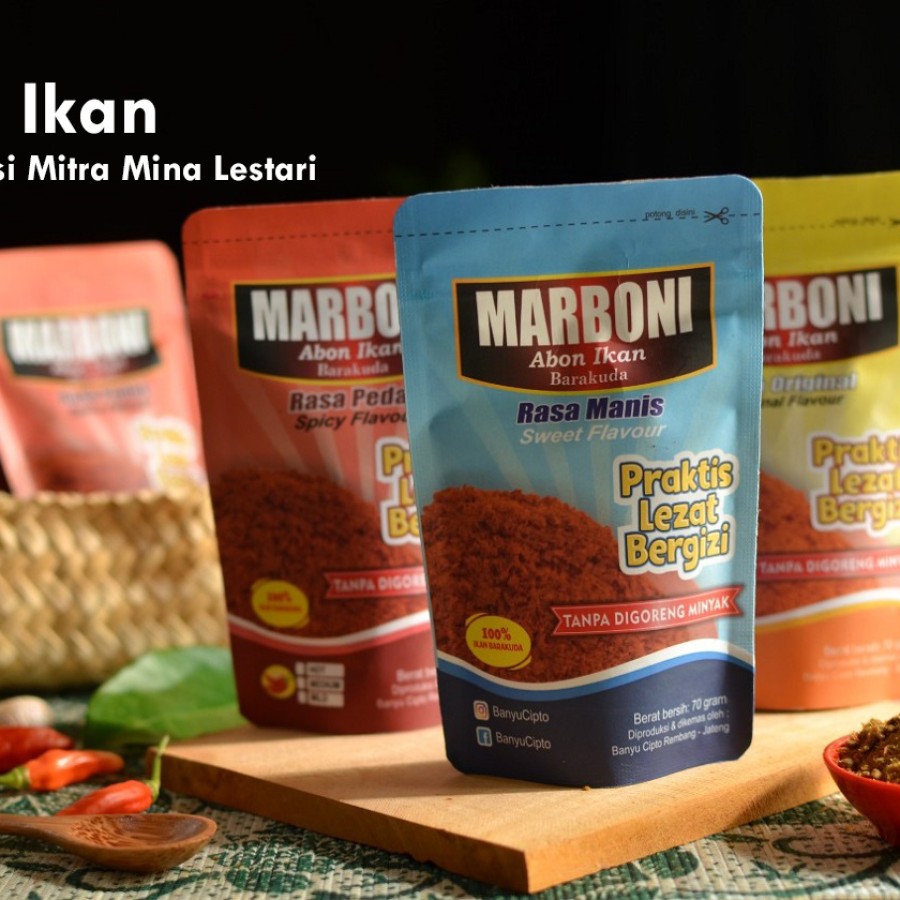 ABON IKAN PEDAS MARBONI BANYU CIPTO 40G