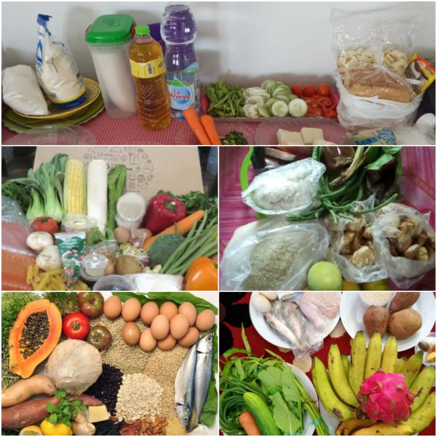 PAKET BAHAN MAKANAN MENTAH UNTUK PRAKTEK - depan