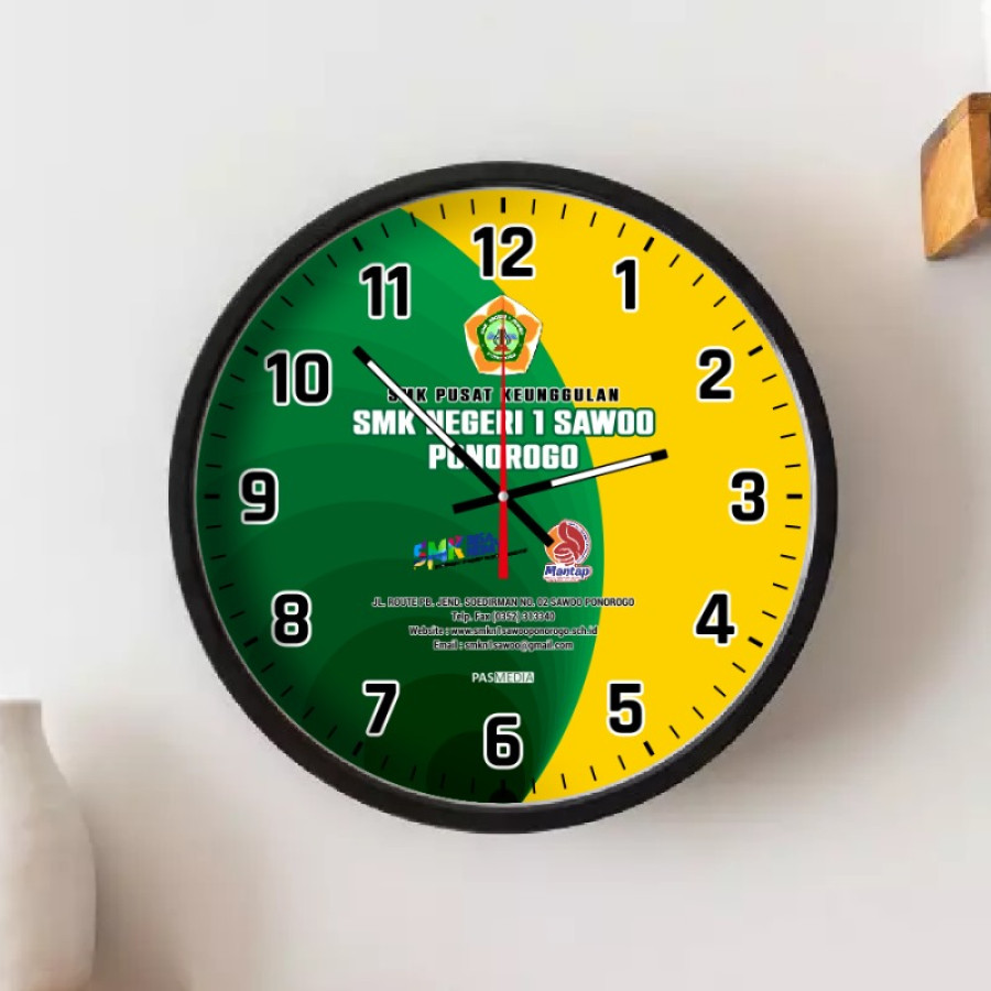 Jam Dinding Custom - depan