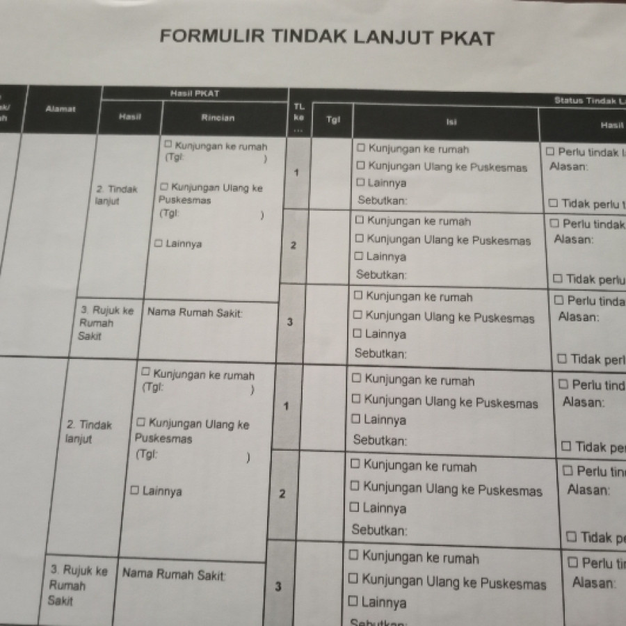 Form PKAT & jilid cover