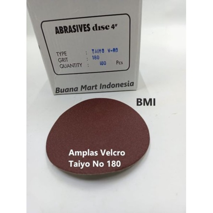 Amplas Bulat 2 Grit 180 Merk Velcro Taiyo