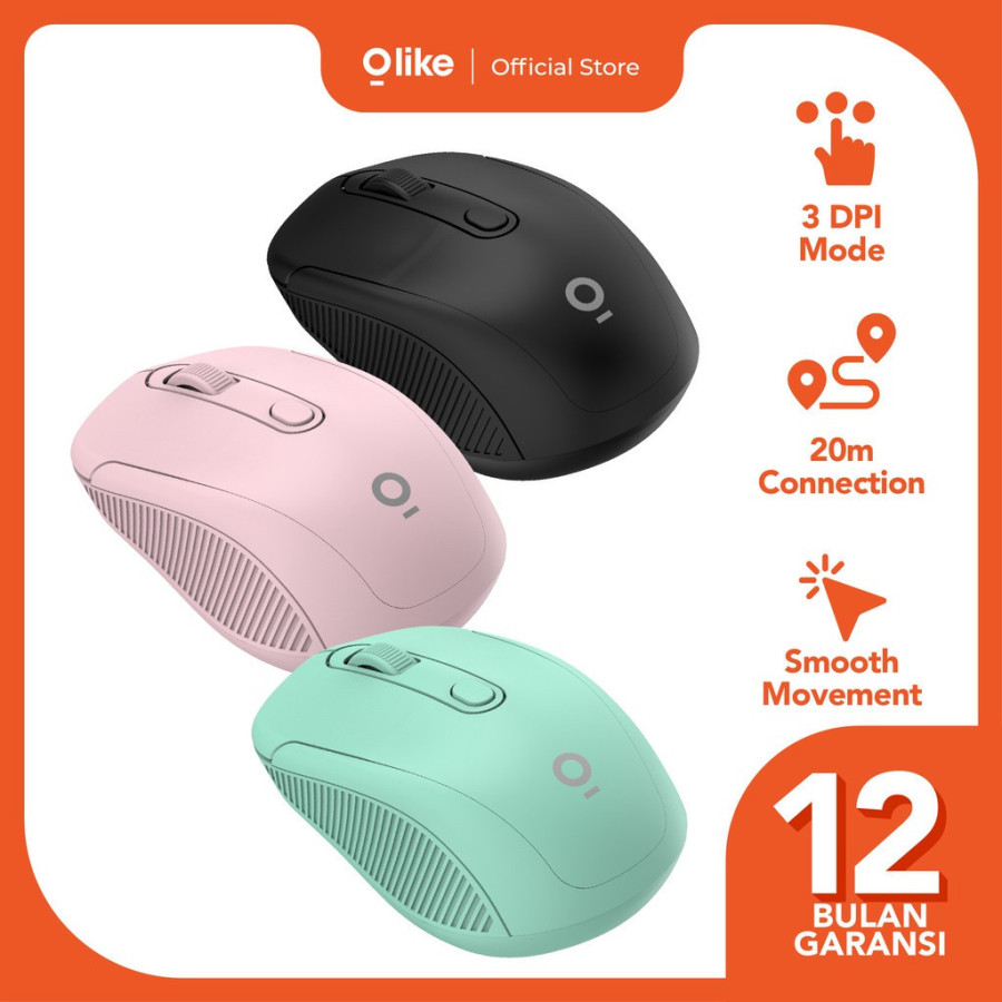 Mouse Wireless Olike M2 - utama