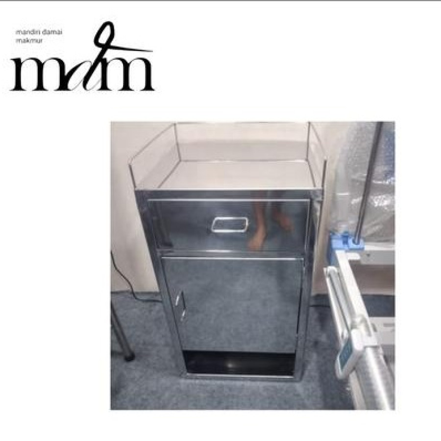 Bed Side Cabinet Standar MDM Stainless Steel