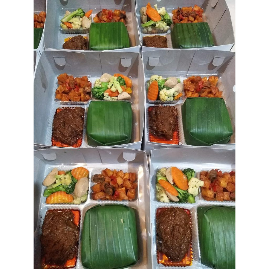 Nasi Kotak lauk Daging