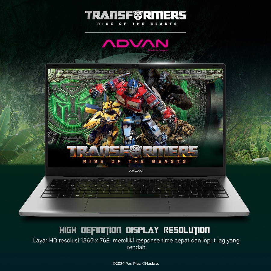 Advan TBook X Transformer – Grey [Intel N100-4GB-eMMC 128GB] - utama
