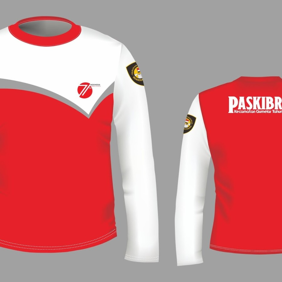 Kostum Latihan Paskibraka Lengan Panjang /Kaos