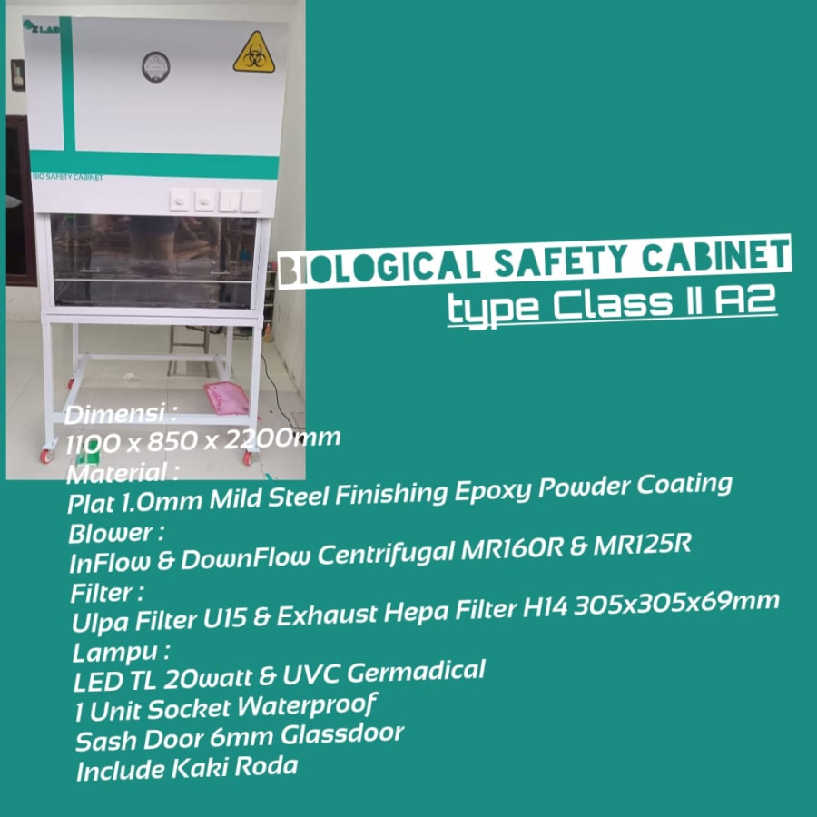 GZLAB Bio Safety Cabinet Type Class II A2 - utama