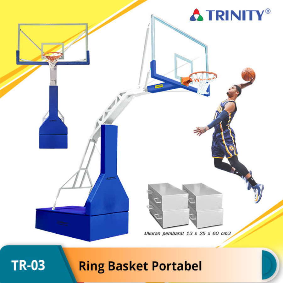 Tiang Ring Basket Portabel Trinity TR03 - utama