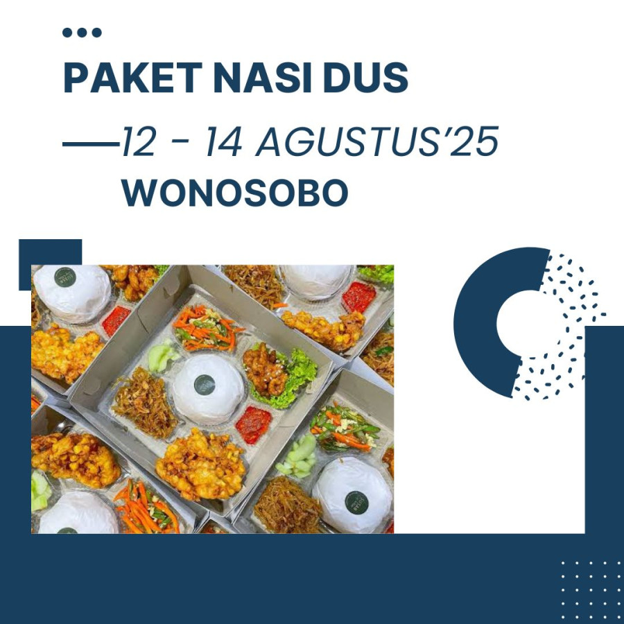 PAKET NASI DUS DI WONOSOBO