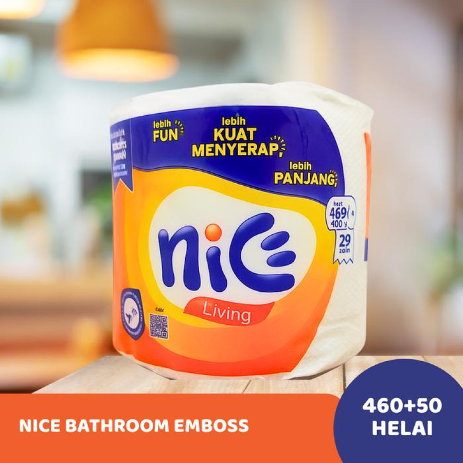Nice Core Emboss Tissue Tisu Toilet Roll [238 sheets/ Roll] - utama