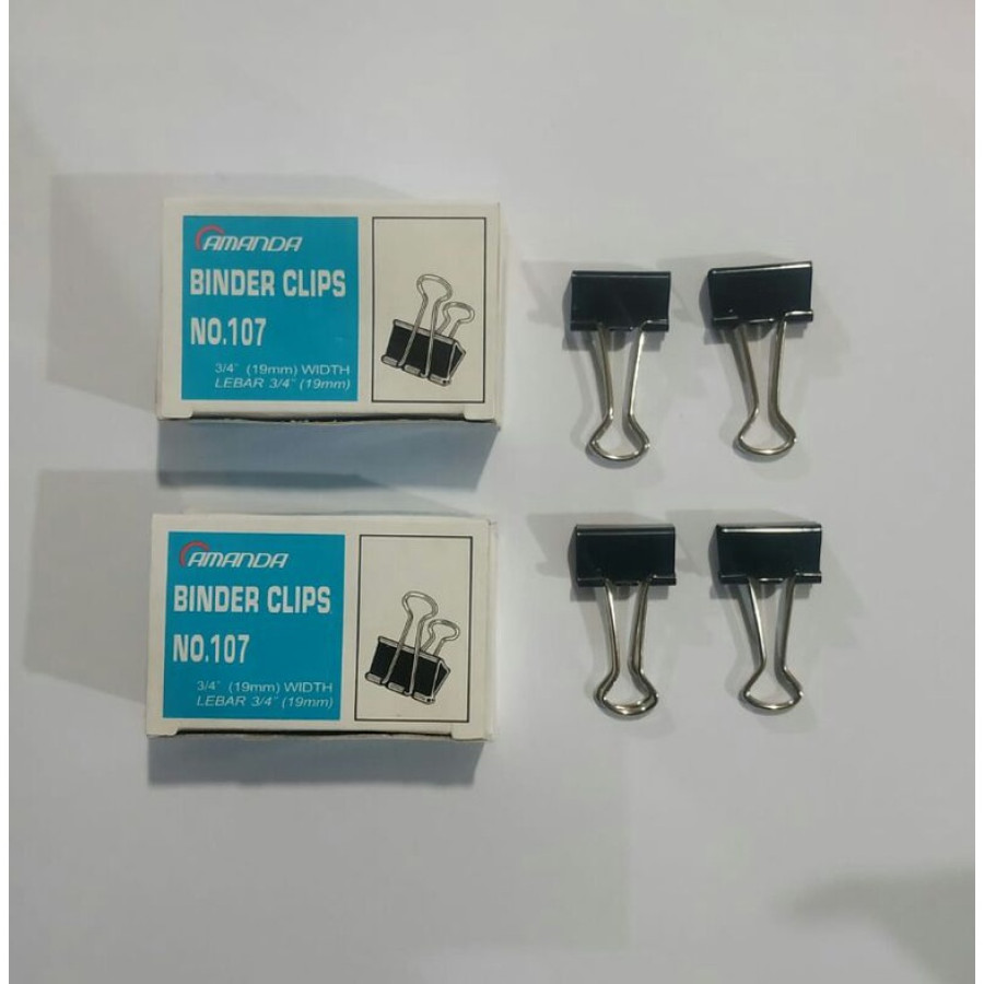 Binder Clips 19 mm (MERK AMANDA)
