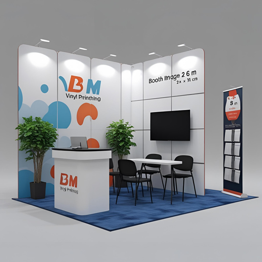 PEMBUATAN BOOTH UK. 2 X 6 27.700.000 - depan