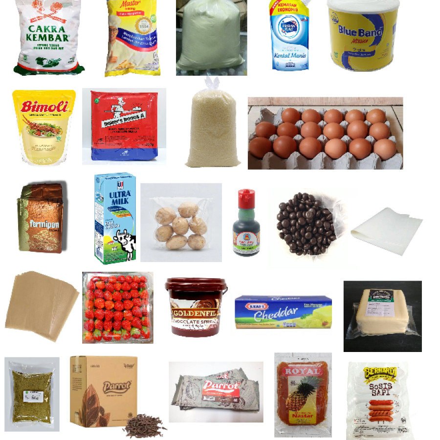 Paket bahan Pelatihan Kejuruan Membuat Roti dan Kue - utama