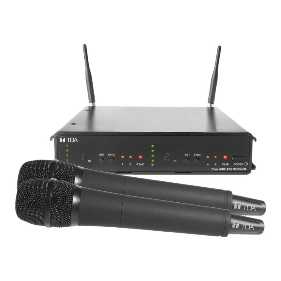 TOA Z-WS422-AS Mic Wireless Dual Channel (TKDN)