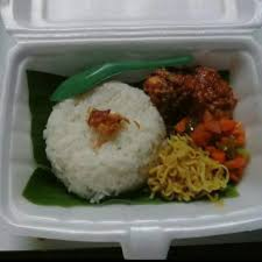 Nasi bungkus catering kemuning - detail
