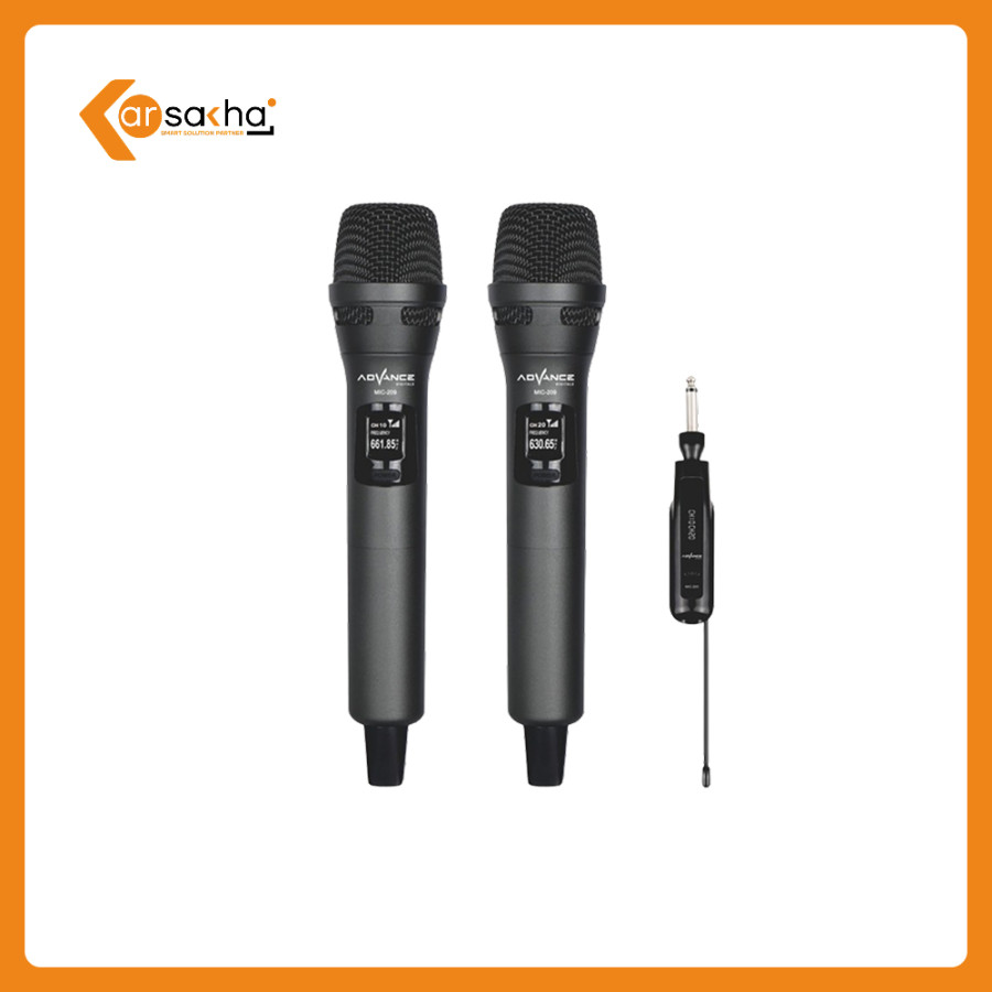 Advance MIC-209 Professional Dual Microphone Wireless