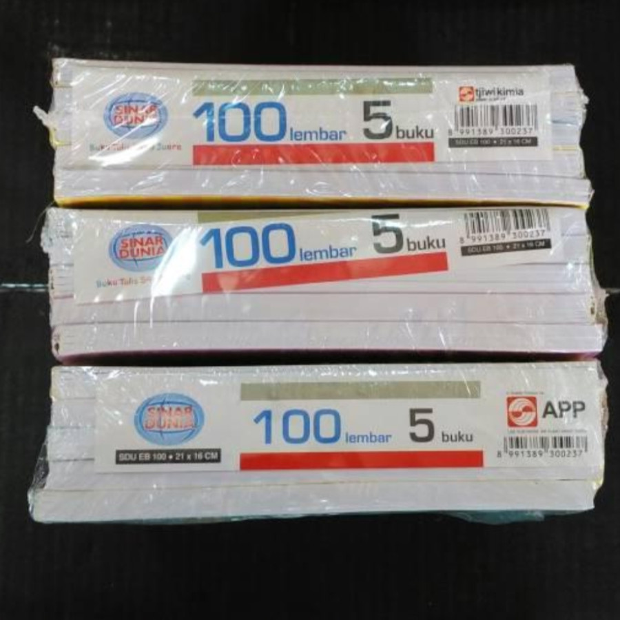 Buku tulis Sidu isi 100 - depan
