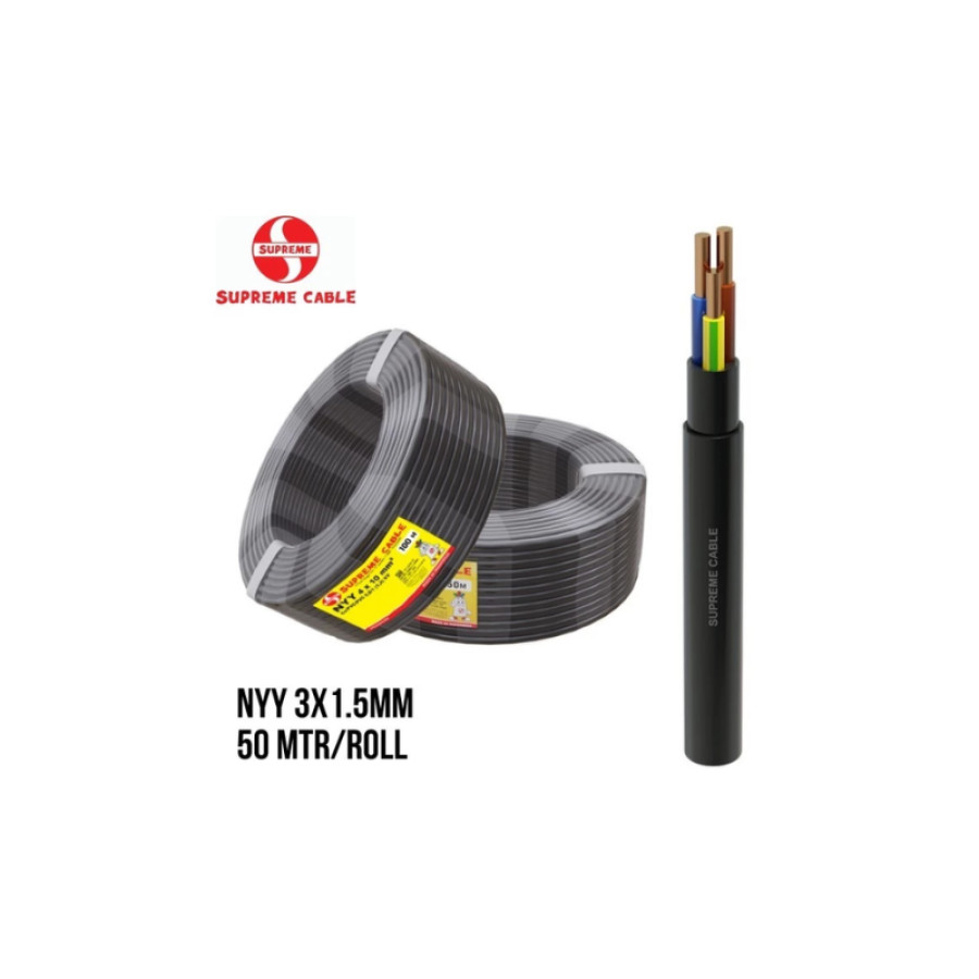 Kabel 3X1,5mm 1 Roll (50 Meter) - depan