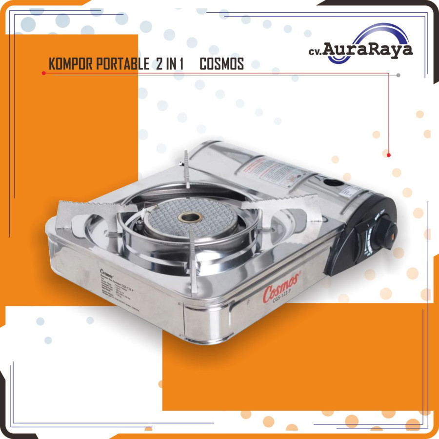 KOMPOR PORTABLE 2IN1    COSMOS CGS 123 P - utama