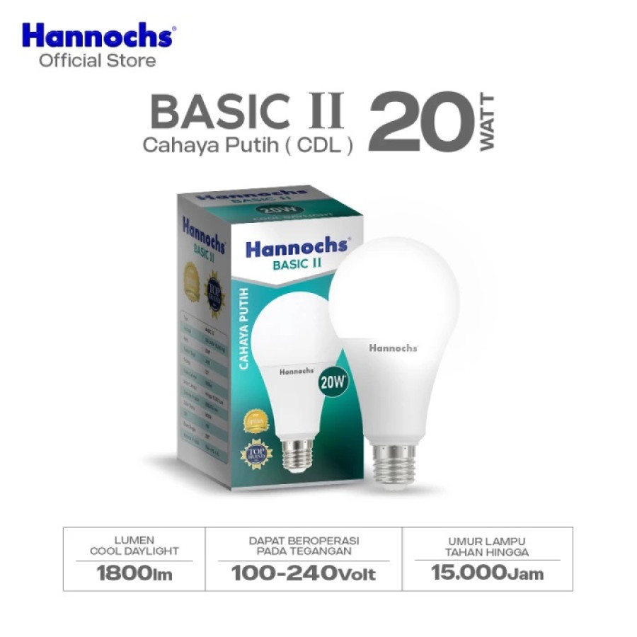 LAMPU LED 20 WATT HANNOCHS