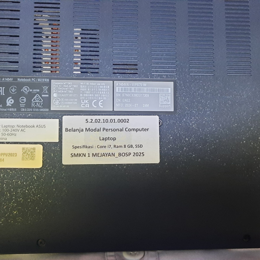 Pemeliharaan Personal Computer/Notebook - depan