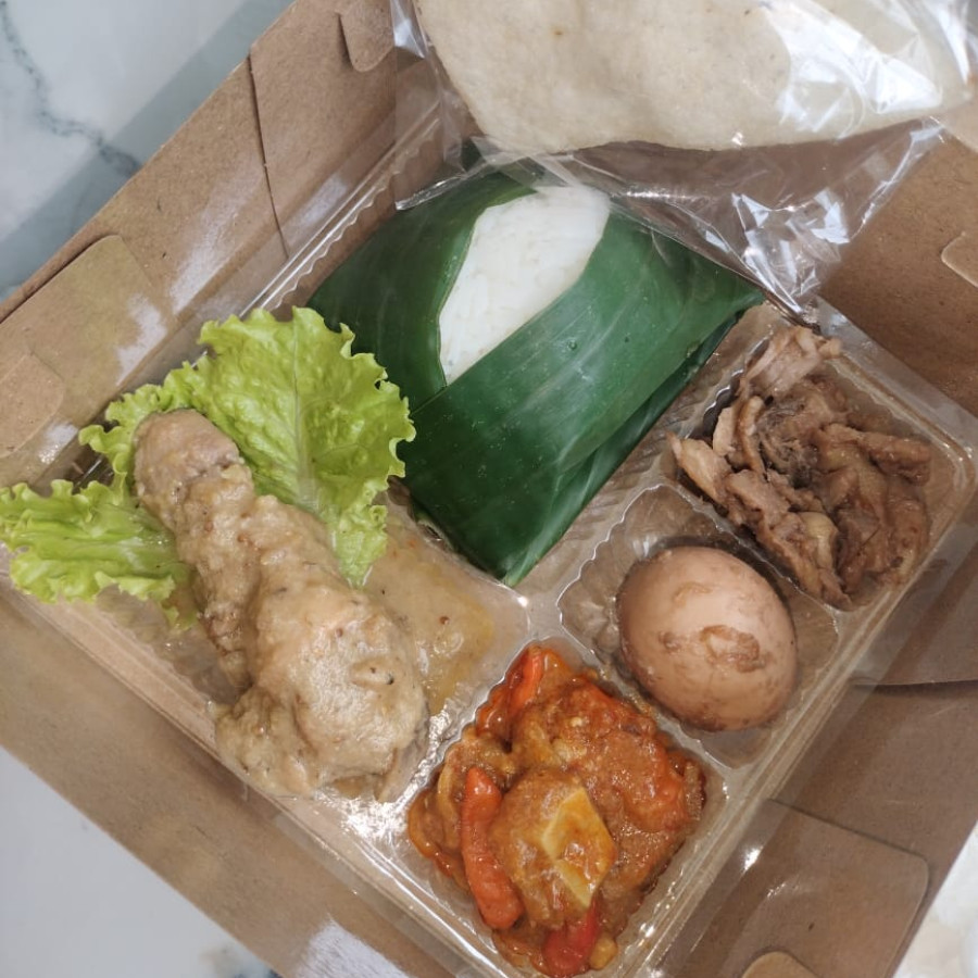 nasi kotak - samping