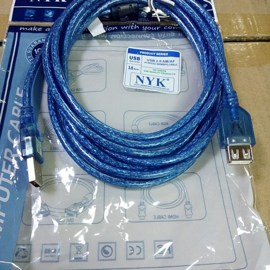 NYK - Kabel USB Printer 3 M - depan