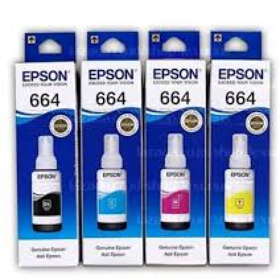 TINTA PRINTER HITAM / WARNA 664 Merk EPSON