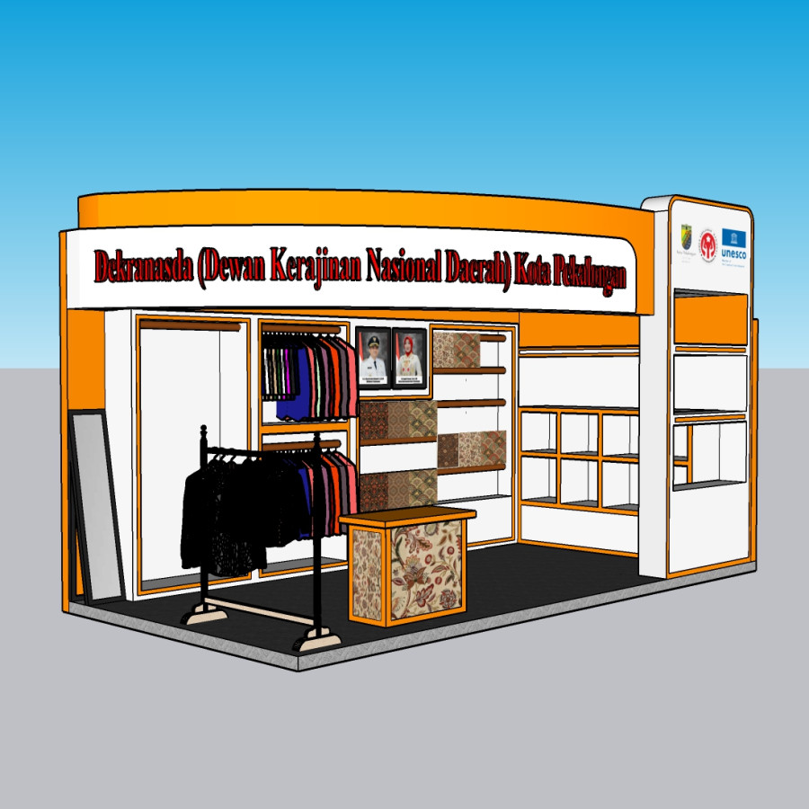 Dekorasi Stand Pameran - depan