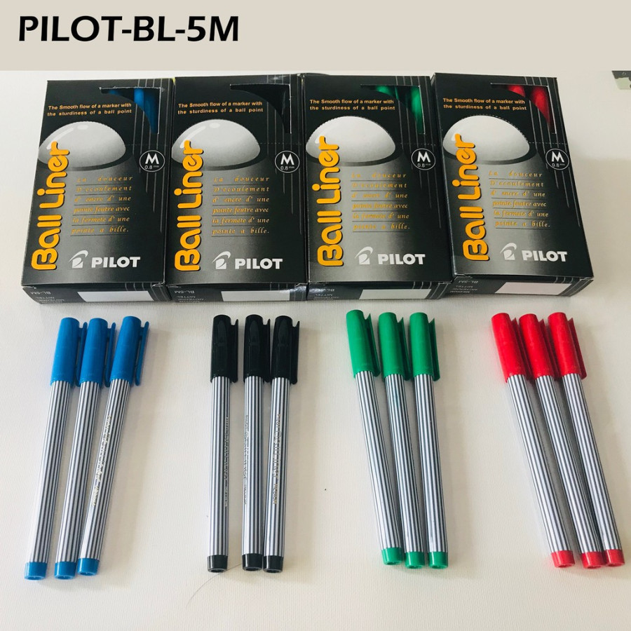 Pilot Balliner - Pulpen / Ballpoint / Bolpoint (Biru) Per Pak