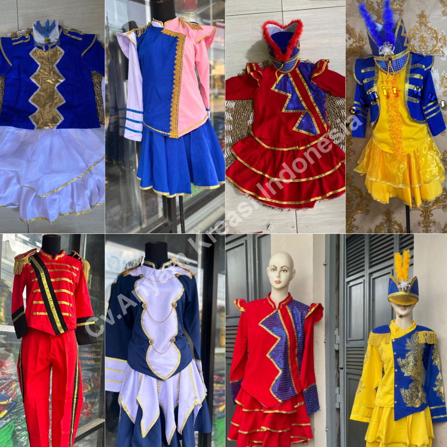 PAKET LENGKAP DRUMBAND TK FULL CUSTOM - detail