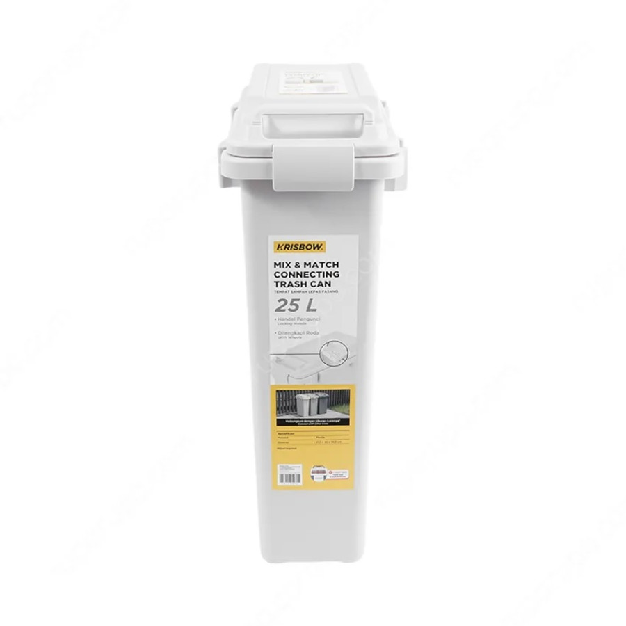 Tempat Sampah Krisbow 25 Liter Mix & Match Conneting - utama