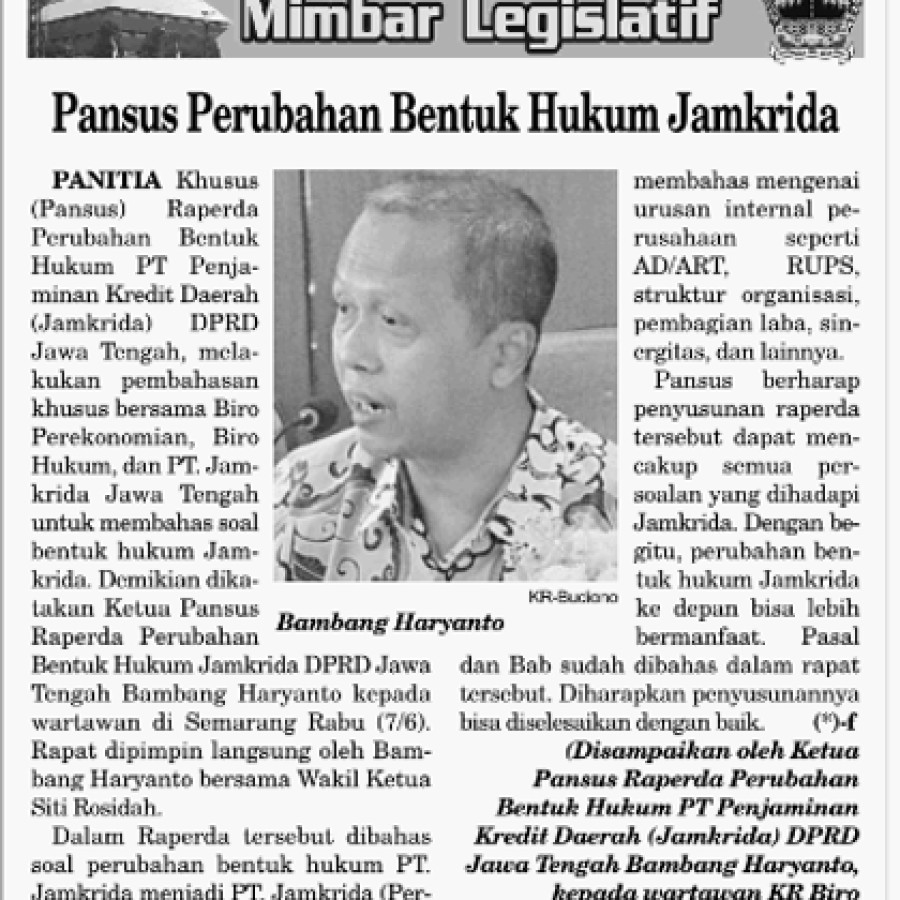 Mimbar DPRD Jateng