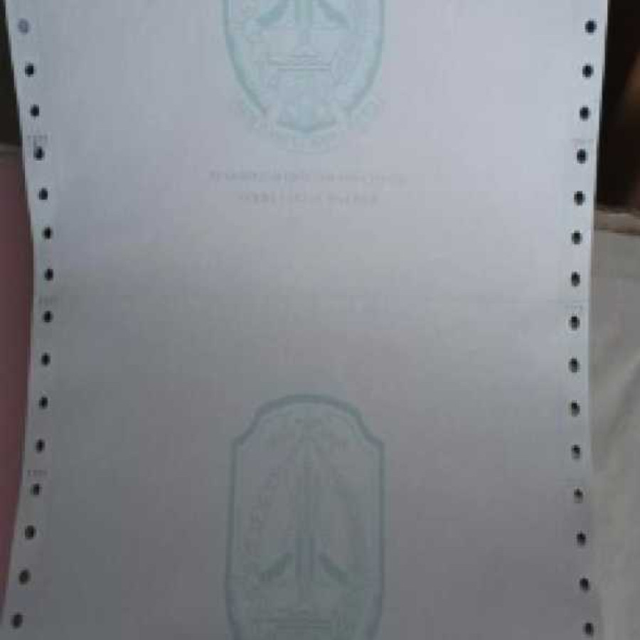 cetakan kertas kuitansi NCR 9,5 x 11/2 – 4 Ply