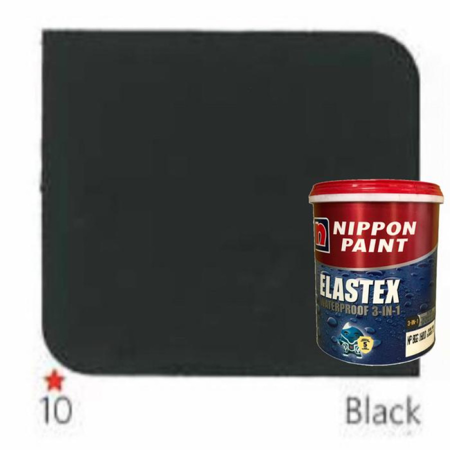 CAT TEMBOK WATERPROFING ELASTEX BLACK 1 KG - utama