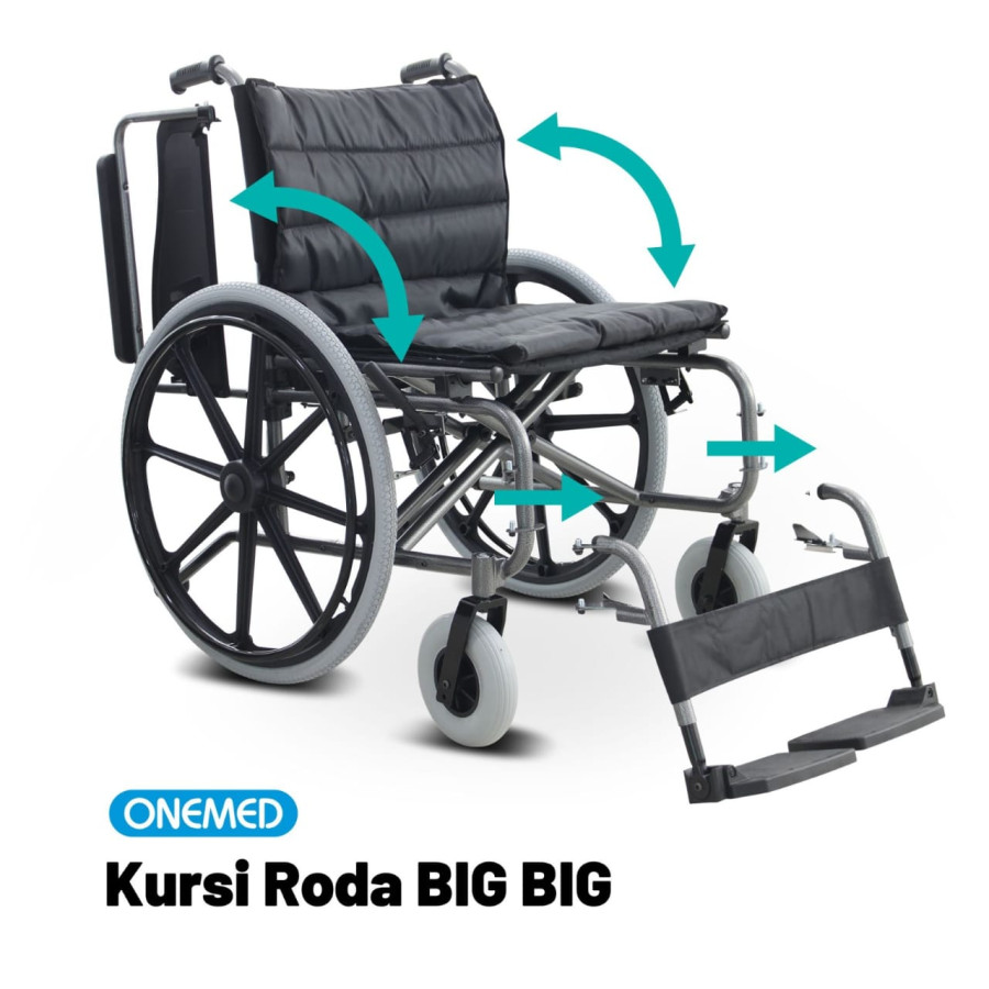 Onemed Kursi Roda Big Big - depan