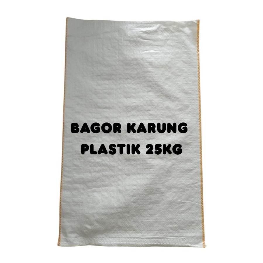 Karung Bagor Plastik 25 kg