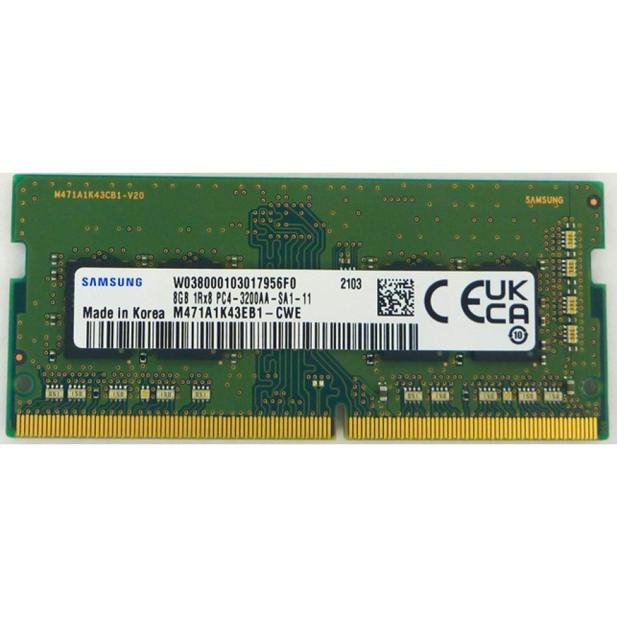 SAMSUNG SODIMM DDR4 3200MHz 8GB [M471A1K43EB1-CWE]