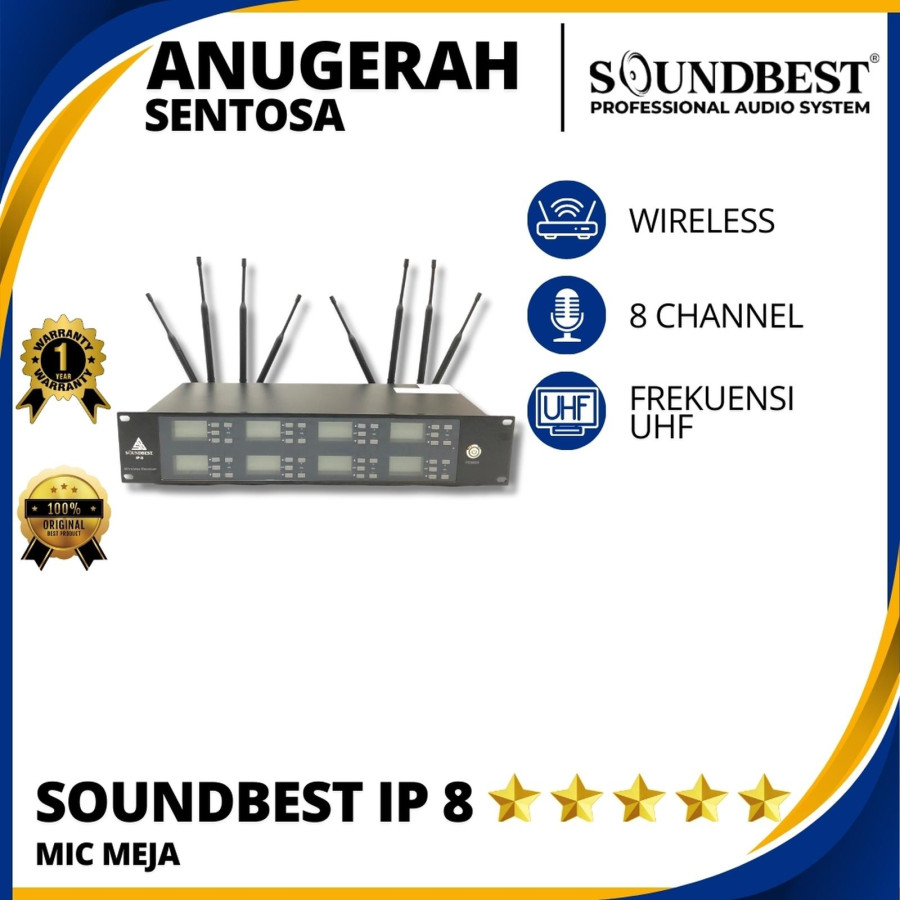 MIC WIRELLES SOUNDBEST IP8 - utama
